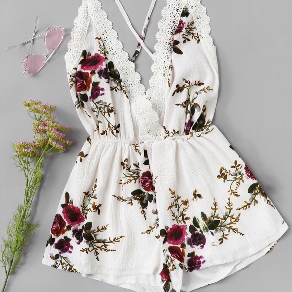 Floral Romper